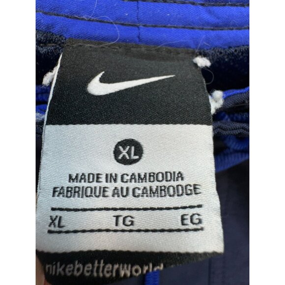 Nike Men's Aloha Shorts Lightweight Summer Polyester Size XL Blue Swim Trunks - Picture 2 of 12